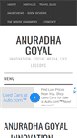 Mobile Screenshot of anuradhagoyal.com